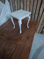 Klein wit decoratie tafeltje, Ophalen, Rond, Minder dan 55 cm