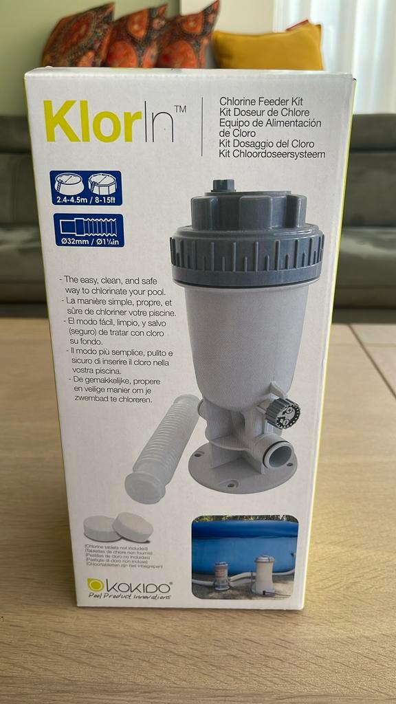 Kokido chloordoseersysteem voor opzetzwembad, Tuin en Terras, Zwembad-toebehoren, Nieuw, Overige typen, Ophalen of Verzenden