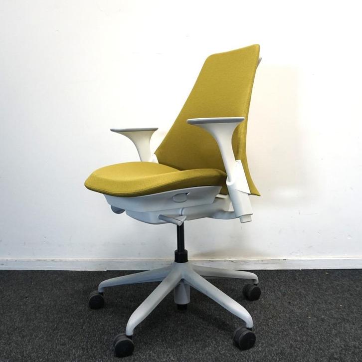 Herman Miller Sayl Bureaustoelen | Ergonomisch | Groen / Wit, Huis en Inrichting, Bureaustoelen, Gebruikt, Bureaustoel, Groen
