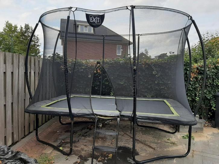 EXIT rechthoekige trampoline, Kinderen en Baby's, Speelgoed | Buiten | Trampolines, Gebruikt, Ophalen