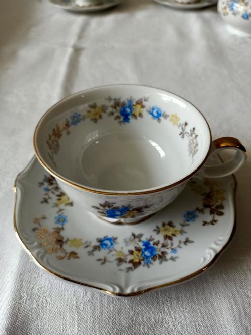 6 kopjes en een suikerpot, Antiek en Kunst, Antiek | Servies los, Ophalen of Verzenden
