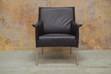 ZGANieuw! paarse leren Design on Stock Limec fauteuil beschikbaar voor biedingen