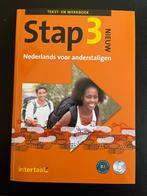NT2 - Stap 3 Nieuw - van A2 naar B1 + 4 cd’s + 2 mappen, Ophalen of Verzenden, Alpha, Zo goed als nieuw