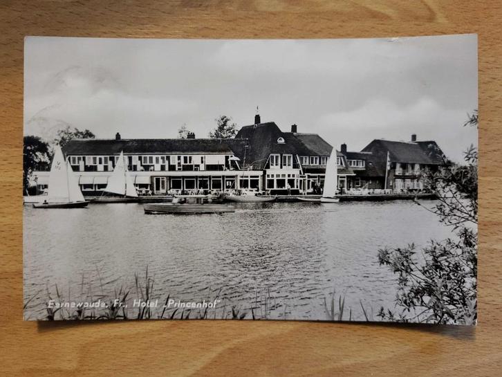 ansicht Eernewoude Hotel princenhof RECLAME (2x), Verzamelen, Ansichtkaarten | Nederland, Friesland, Ophalen of Verzenden