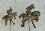 2 Verkade Speldjes Ruiter te Paard, Ophalen of Verzenden, Gebruikt, Overige onderwerpen, Speldje of Pin