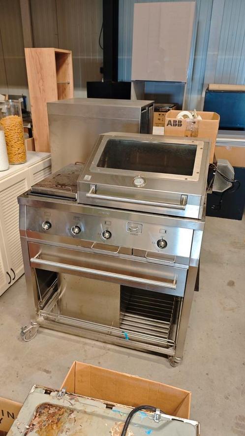 Smeg BQ6030T RVS Buitenkeuken / BBQ, Witgoed en Apparatuur, Fornuizen, Zo goed als nieuw, Vrijstaand, Gas, 5 kookzones of meer