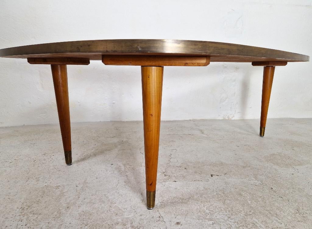 XL Berthold Müller Mozaïek Salontafel, Ophalen, Gebruikt, -, 50 tot 100 cm