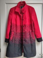 Rood/zwarte jas, maat 42, Kleding | Dames, Jassen | Winter, Ophalen of Verzenden, Zo goed als nieuw, Maat 42/44 (L), Rood