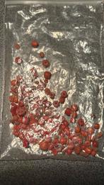 Lotje natuurlijke bloedkoraal kralen, Ophalen of Verzenden, Overige materialen, Ketting, Met edelsteen