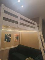 Hoogslaper Stora ikea, Huis en Inrichting, Slaapkamer | Bedden, Ophalen, Wit, 140 cm, Zo goed als nieuw