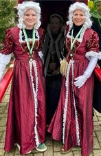 2x Markiezin Jurk Carnaval - XS & M - Incl. Pruik & Handscho, Kleding | Dames, Carnavalskleding en Feestkleding, Ophalen of Verzenden