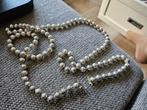 Antiek Kerstsnoer Zilverkleurig, Diversen, Kerst, Ophalen of Verzenden, Gebruikt