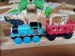 Houten Thomas de trein treinbaan incl. Ikea baan, Kinderen en Baby's, Speelgoed | Houten speelgoed, Ophalen, Zo goed als nieuw