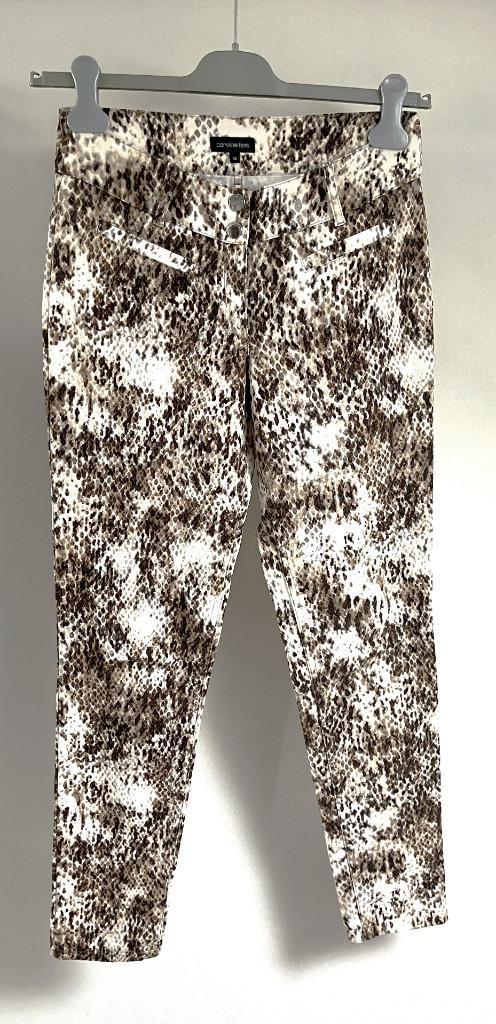 Caroline Biss : Leuke broek in oa beige bruin mt 36, Kleding | Dames, Broeken en Pantalons, Zo goed als nieuw, Maat 36 (S), Overige kleuren