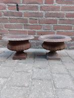 Gietijzeren potten 30cm 1 voet beschadigd vandaar de prijs, Huis en Inrichting, Ophalen, Overige kleuren, Minder dan 50 cm, Glas