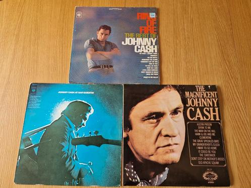 Johnny Cash 3x LP, vinyl samen voor 18 euro, Cd's en Dvd's, Vinyl | Country en Western, Gebruikt, 12 inch, Ophalen of Verzenden