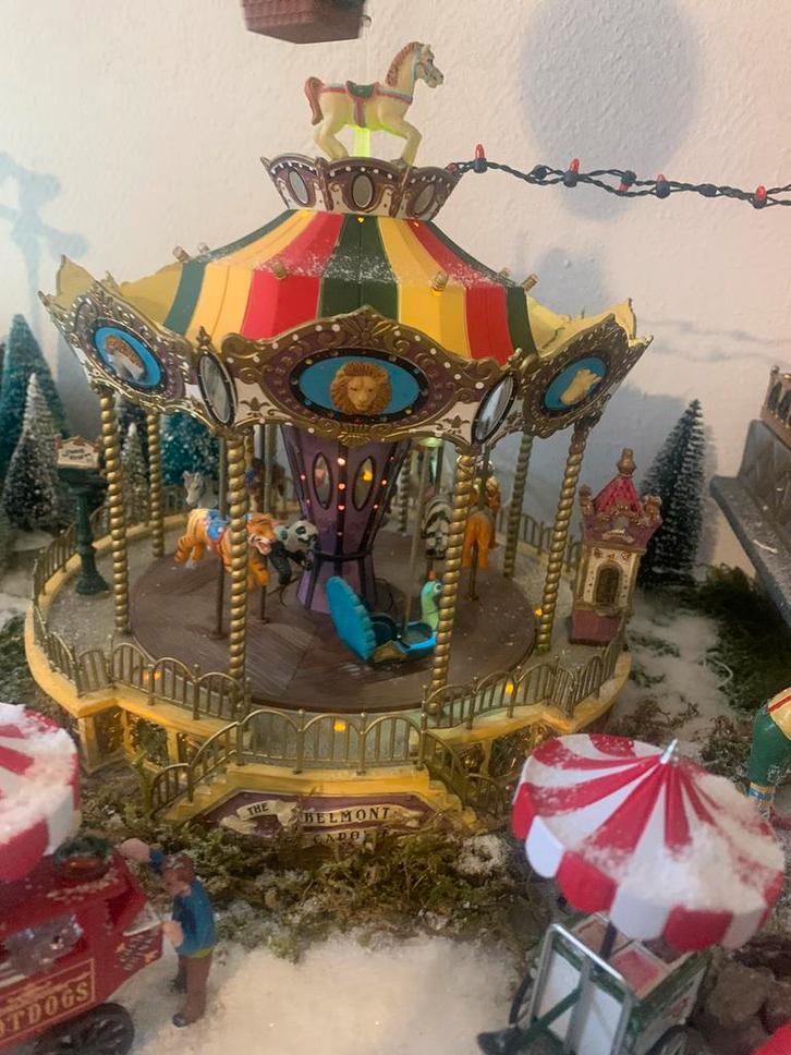 Lemax carrousel, Diversen, Kerst, Gebruikt, Ophalen of Verzenden