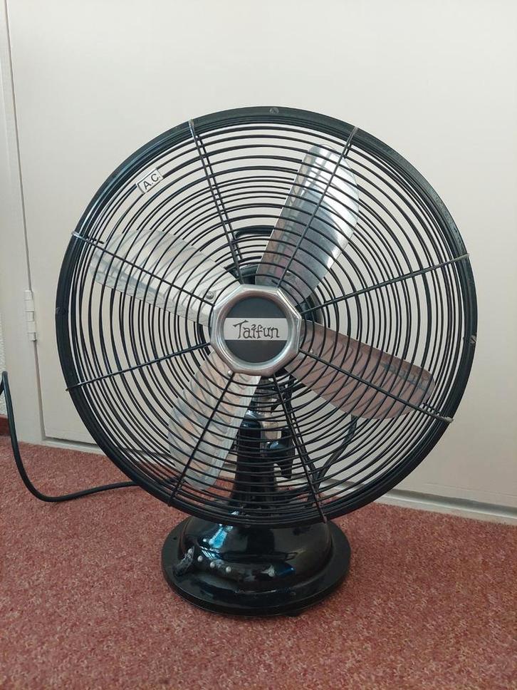 Vintage Ventilator - Industrieel Design, Witgoed en Apparatuur, Ventilatoren, Gebruikt, Tafelventilator, Ophalen of Verzenden