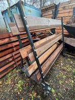 Degelijke platenwagen / transportwagen, Doe-het-zelf en Verbouw, 100 liter of meer, Ophalen, Zo goed als nieuw, Overige typen