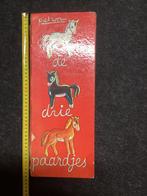 Oud langwerpig leesboek , de drie paardjes, Boeken, Prentenboeken en Plaatjesalbums, Ophalen, Gelezen