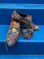 Lureaux heren schoenen mt42 met riem, Overige kleuren, Verzenden, Zo goed als nieuw, Veterschoenen