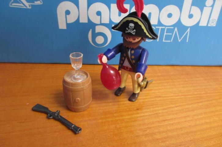 piraten kapitein 3791 100% vaatje fles kristal glas zeldzaam, Kinderen en Baby's, Speelgoed | Playmobil, Zo goed als nieuw, Complete set