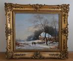 Schilderij Winterlandschap in lijst (uit 1841), Ophalen