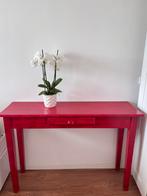 Unieke zelfgemaakte sidetable, Huis en Inrichting, Tafels | Sidetables, Ophalen, Zo goed als nieuw, 25 tot 50 cm, Rechthoekig