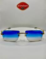Cartier Panthere NIEUW Diamond Cut zonnebril, Overige merken, Zonnebril, Blauw, Nieuw