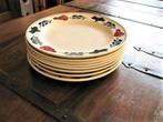 Boerenbont ontbijt bord 21 cm Boerenbond, Huis en Inrichting, Keuken | Servies, Gebruikt, Ophalen of Verzenden, Bord(en), Aardewerk