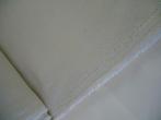 Kvadrat Field 2 222 creme+roomwit; ca. 10 meter meubelstof, Overige materialen, 120 cm of meer, Wit, Ophalen of Verzenden