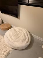 Grote super zachte bean bag poef, Huis en Inrichting, Ophalen, Wollig warm, Rond, Minder dan 50 cm