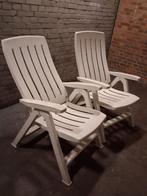 Te koop,2jardin merk Tuinstoelen verstelbaar., Tuin en Terras, Tuinstoelen, Ophalen, Kunststof, Verstelbaar