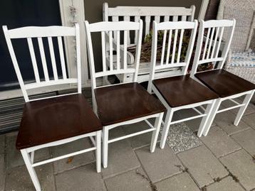 4 keuken-/eetkamerstoelen