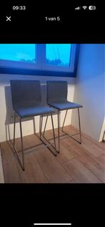 2 barkrukken ikea LILLÅNÄS, Huis en Inrichting, Barkrukken, 2 krukken, Ophalen, Zo goed als nieuw, 60 tot 90 cm