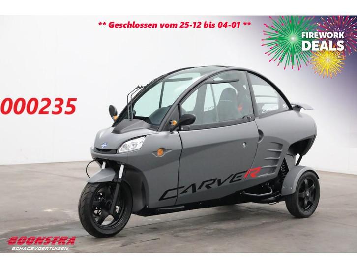 Carver S+ 7.1 kWh *NIEUW/NEU* 80km/h (bj 2025, automaat), Auto's, Overige Auto's, Bedrijf, Te koop, Lederen bekleding, Elektrisch
