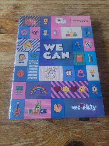 Weeekly we can album sealed met pc's en message card kpop beschikbaar voor biedingen