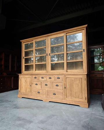 Grote teakhouten buffetkast | Winkelkast teakhout #2338 beschikbaar voor biedingen