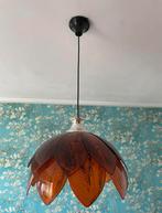 Retro vintage oranje kunststof Artisjok lamp / hanglamp, Huis en Inrichting, Kunststof, Gebruikt, Ophalen of Verzenden, Retro vintage