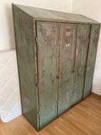 Metalen kleding / lockerkast vintage leger, Huis en Inrichting, Kasten | Lockerkasten, Ophalen, Gebruikt, Vintage leger donkergroen