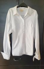 Prachtige poplin blouse  ladress mt xl xxl, Verzenden, Wit, Maat 46/48 (XL) of groter, Zo goed als nieuw