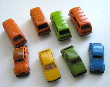 Acht modelauto’s voor H0 merk onbekend beschikbaar voor biedingen