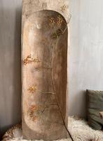 Grote houten verweerde trog, Ophalen