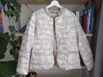 Licht donsjack van het merk Mabrun, Kleding | Dames, Jassen | Winter, Ophalen, Zo goed als nieuw, Maat 38/40 (M), Beige