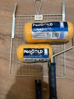 Twee verf rollers met verdeelrek, Ophalen of Verzenden, Zo goed als nieuw, Wit