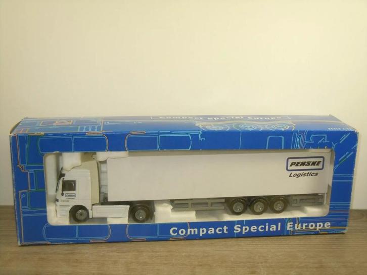 Mercedes 1840 Actros Truck & Trailer Penske - Joal CSE 1:50, Hobby en Vrije tijd, Modelauto's | 1:50, Zo goed als nieuw, Bus of Vrachtwagen