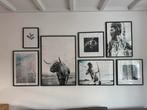 Collage 7 lijsten incl. posters, Ophalen of Verzenden, Zo goed als nieuw, Hout, 50 tot 75 cm