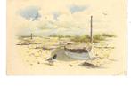 Texel, Verzamelen, Ansichtkaarten | Nederland, Ophalen of Verzenden, 1940 tot 1960, Gelopen, Noord-Holland