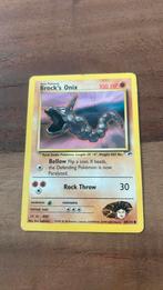 Brock’s Onix, Hobby en Vrije tijd, Verzamelkaartspellen | Pokémon, Ophalen of Verzenden, Zo goed als nieuw, Losse kaart