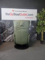 Sta op stoel Prominent Sorisso Eucalyptus Groen, Huis en Inrichting, Fauteuils, Minder dan 75 cm, Leer, Ophalen of Verzenden, Zo goed als nieuw